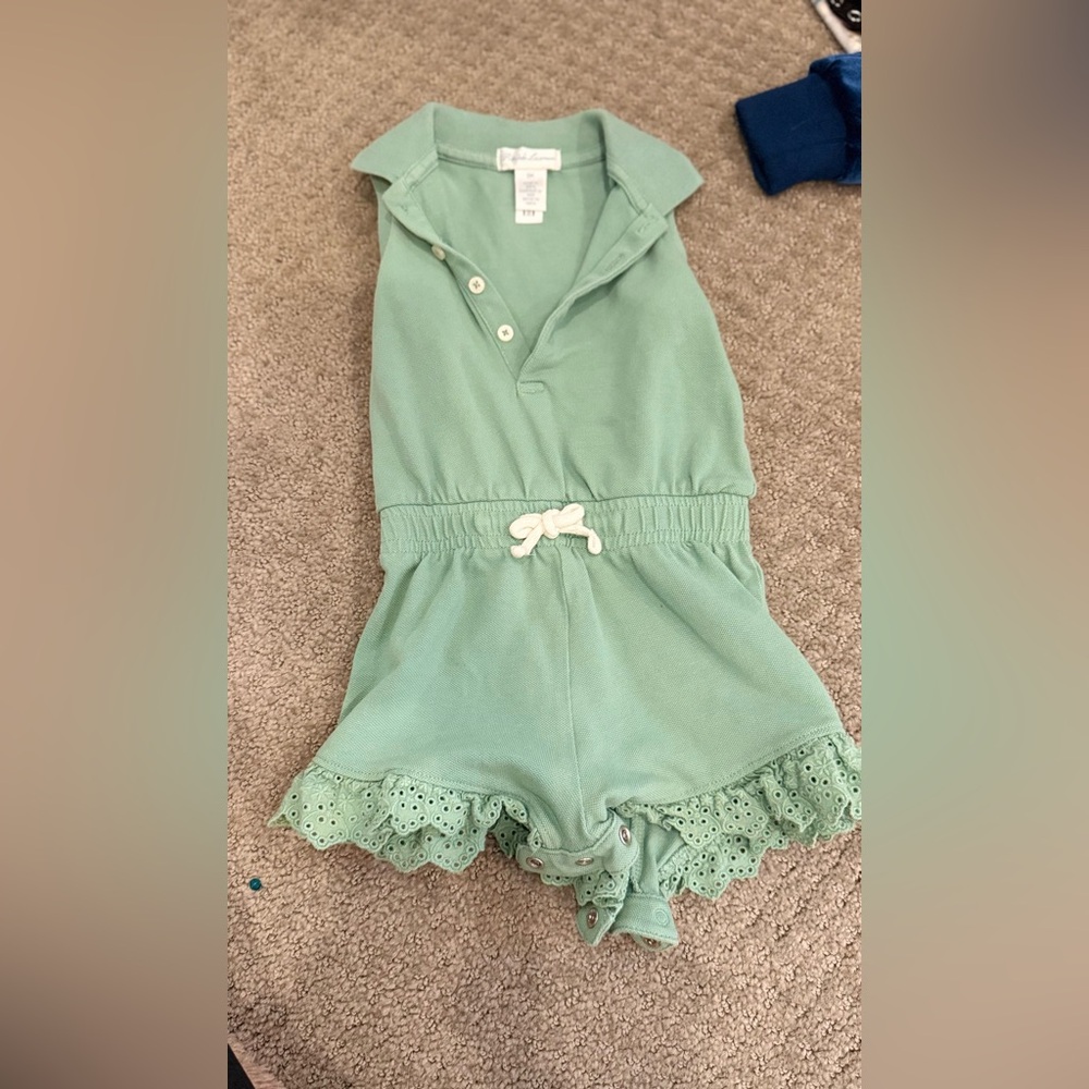 Ralph Lauren Soft Green Button-Up